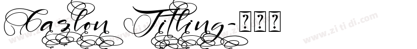 Caslon Titling字体转换